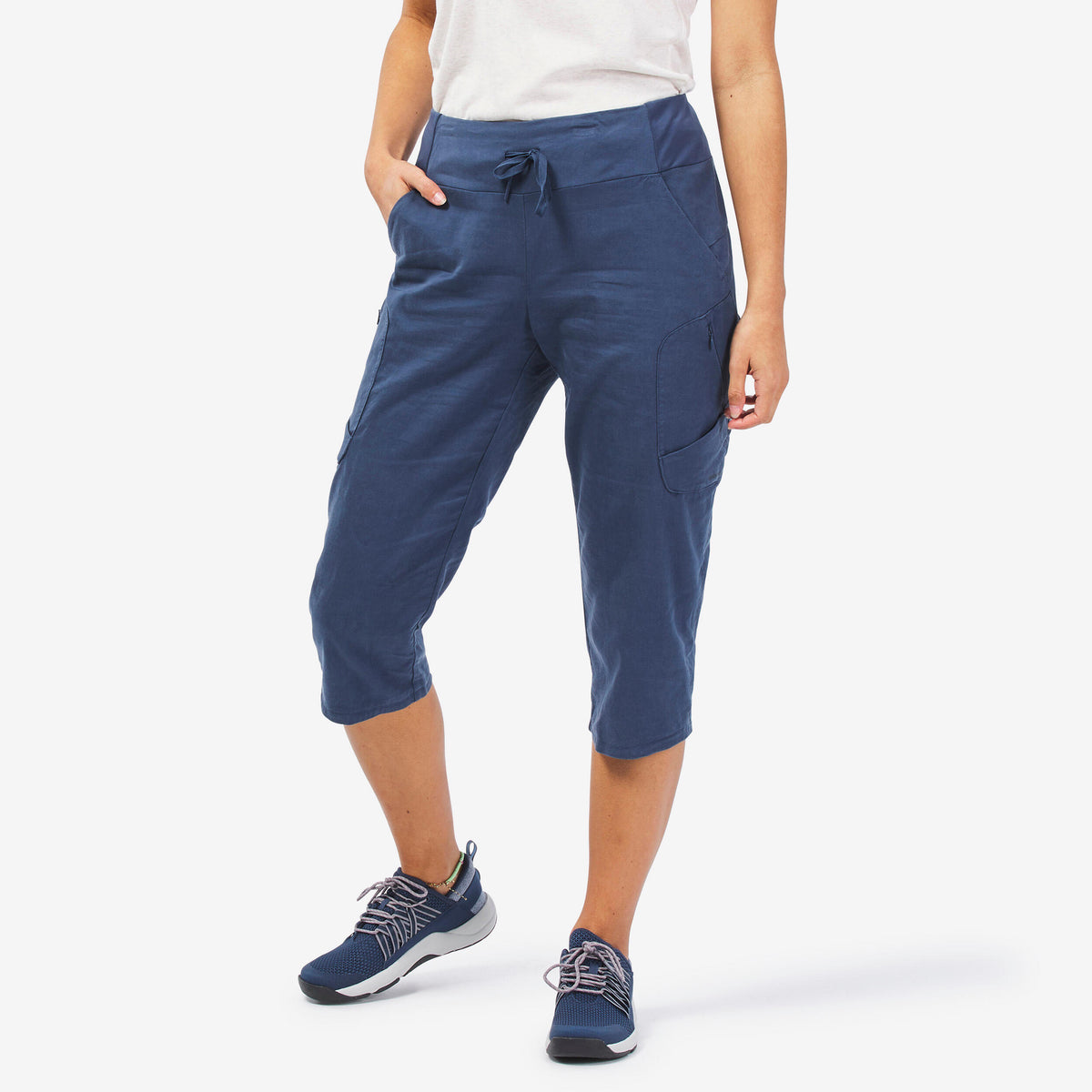 Quechua Women's Cropped Hiking Trousers 