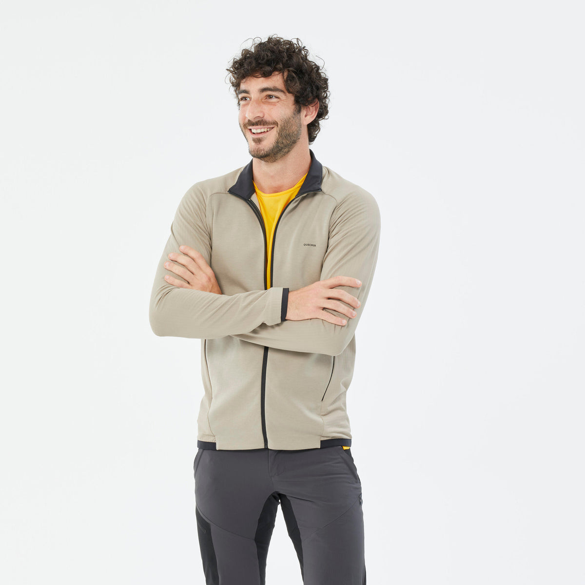 Quechua Men’s Hiking Thin Fleece Jacket 