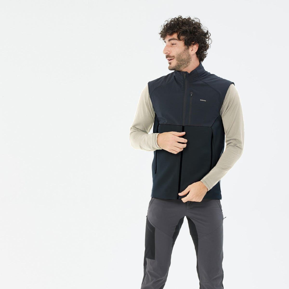 Quechua Men’s Mountain Walking Fleece Gilet 