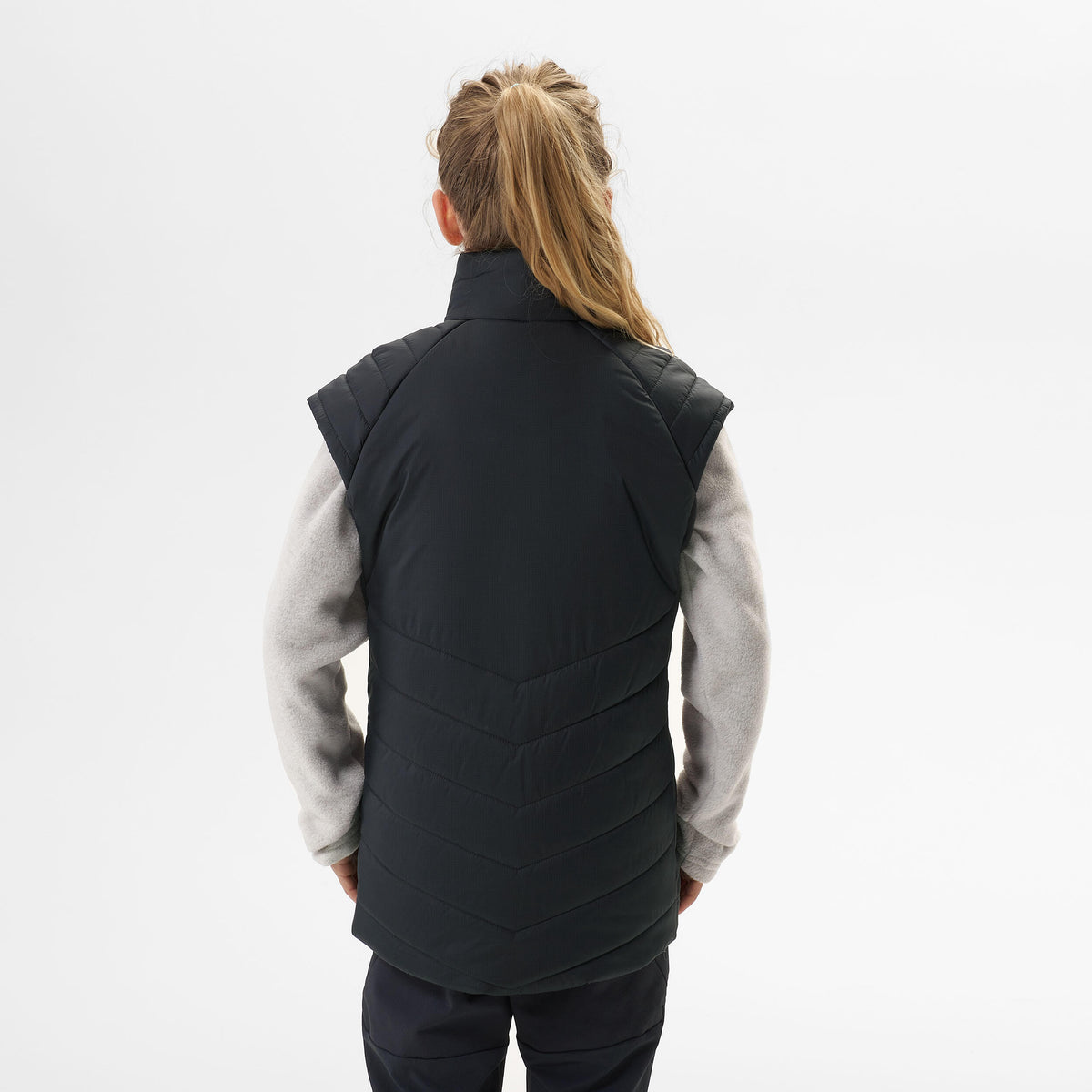 Quechua KIDS’ PADDED HIKING GILET - HYBRID AGED 7-15 