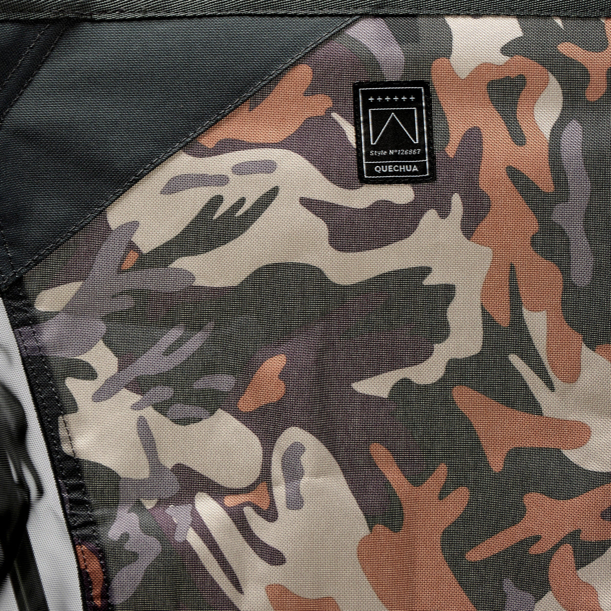 Quechua LOW FOLDING CAMPING CHAIR MH500 CAMO