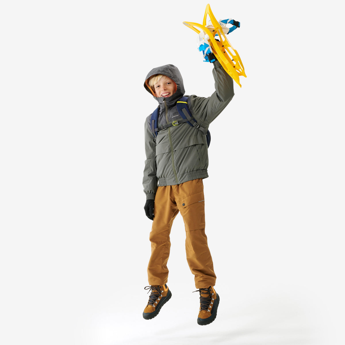 Quechua KIDS’ WARM AND WATERPROOF WINTER HIKING JACKET - SH100 -3.5°C - 7