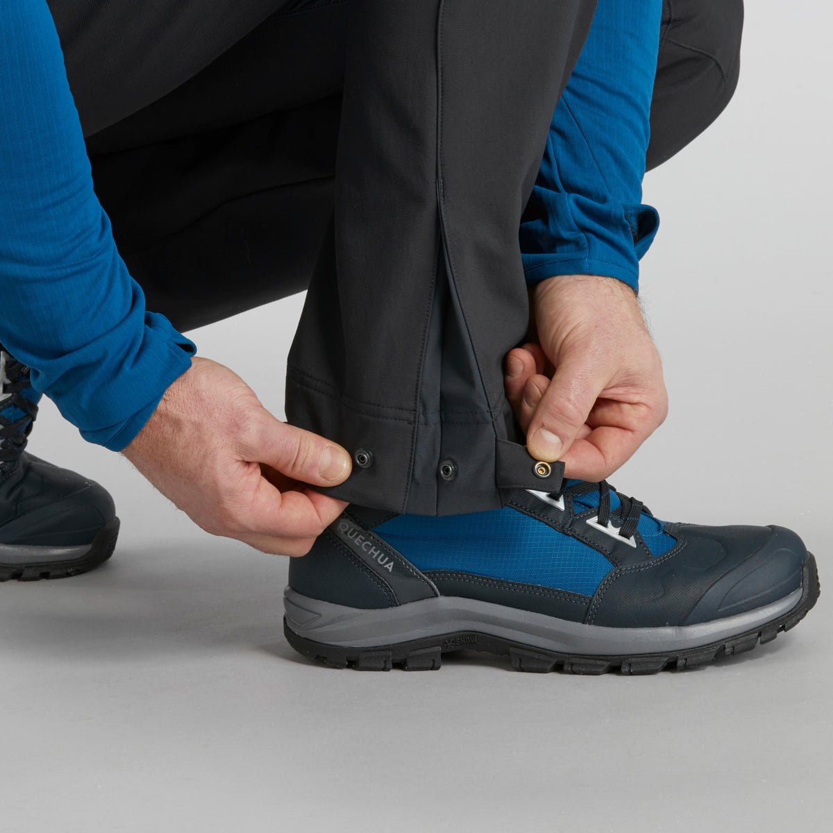 Quechua MEN'S WARM WATER-REPELLENT HIKING TROUSERS - SH100 X