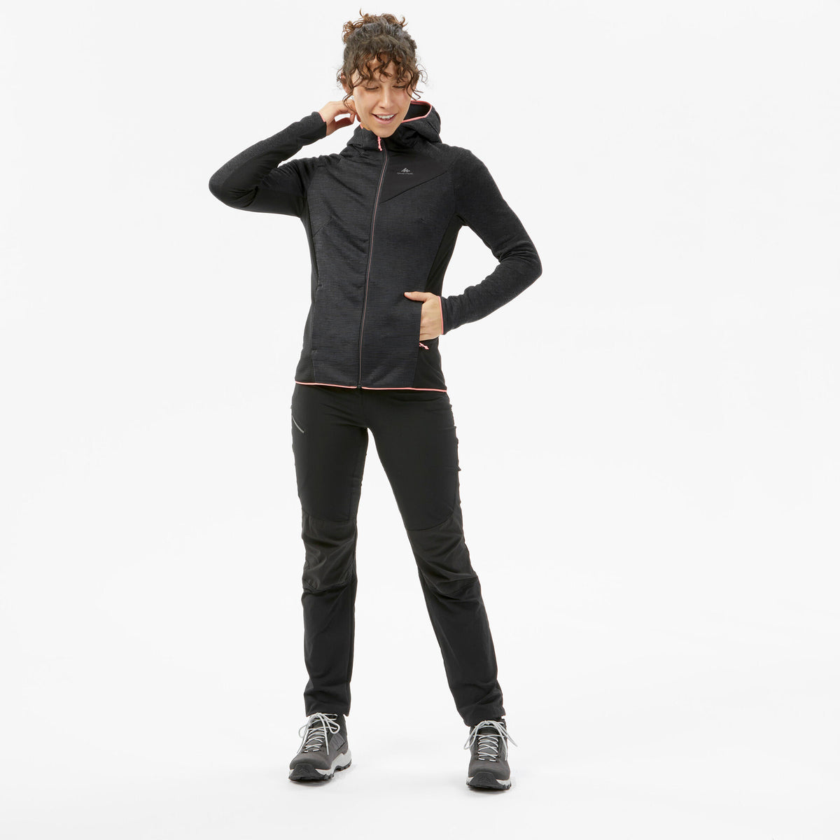 Quechua Women's Hiking Thin Fleece Jacket 
