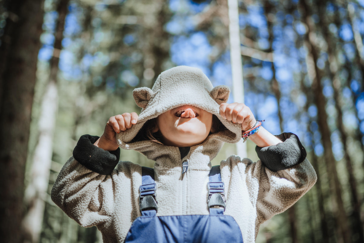 Quechua Kids' Hiking Fleece - MH500 KID Beige - Ages 2