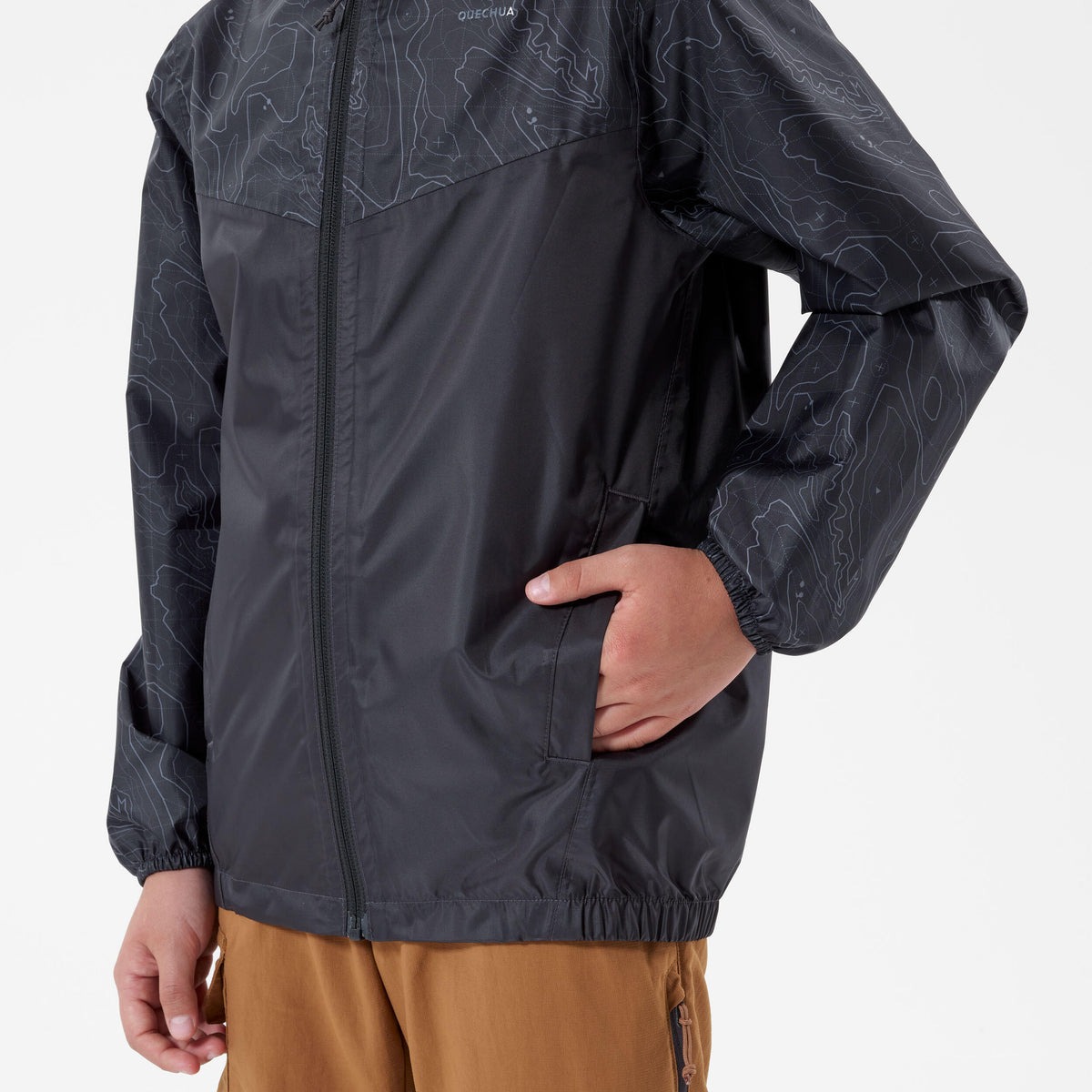 Quechua Kids’ Hiking Waterproof Jacket MH150 7-15 Years 