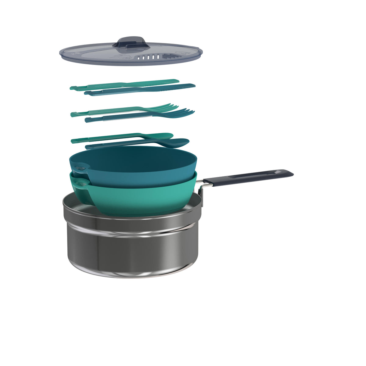 Quechua Camping Cooking Set For 2 