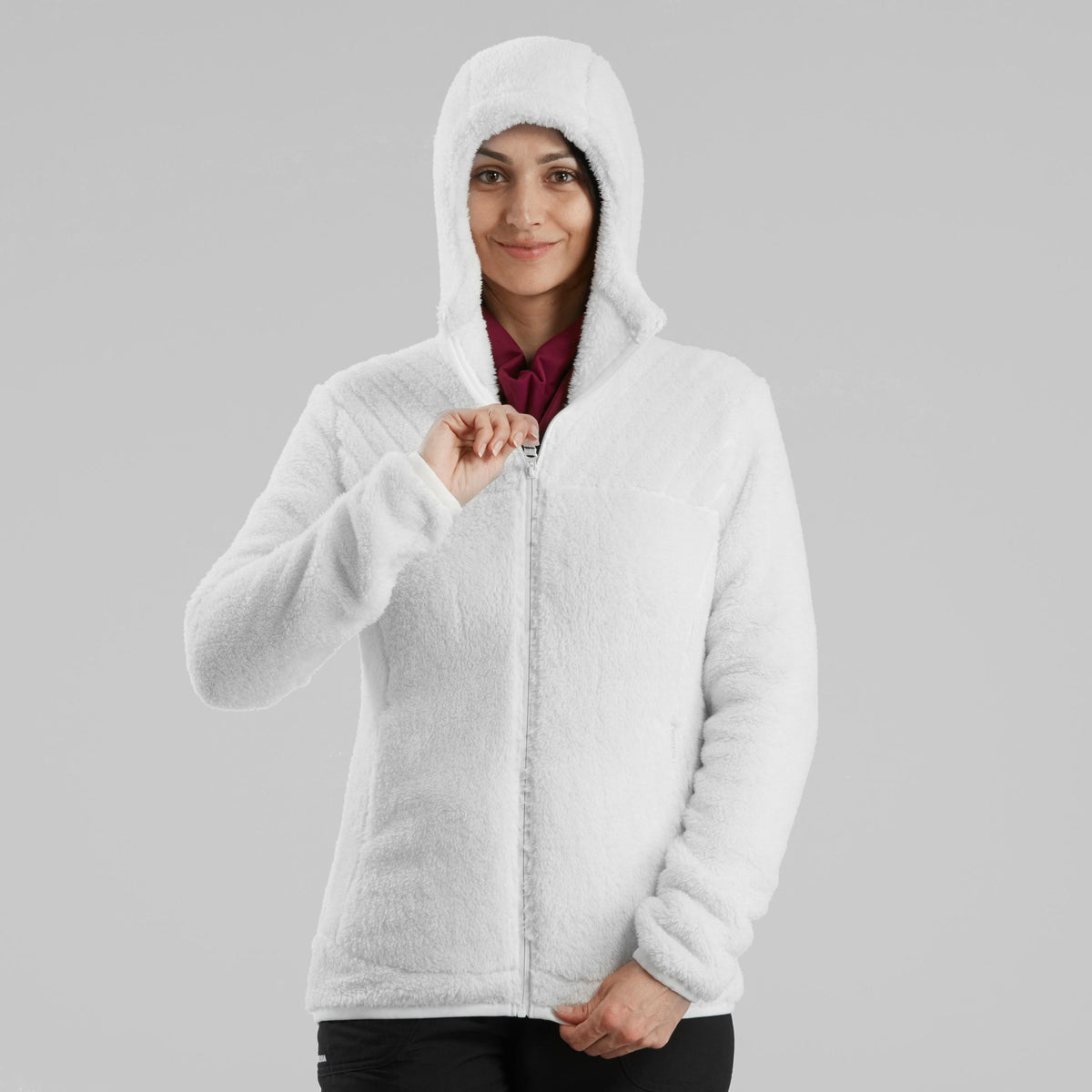 Quechua Women's Warm Fleece Hiking Jacket - SH100 ULTRA