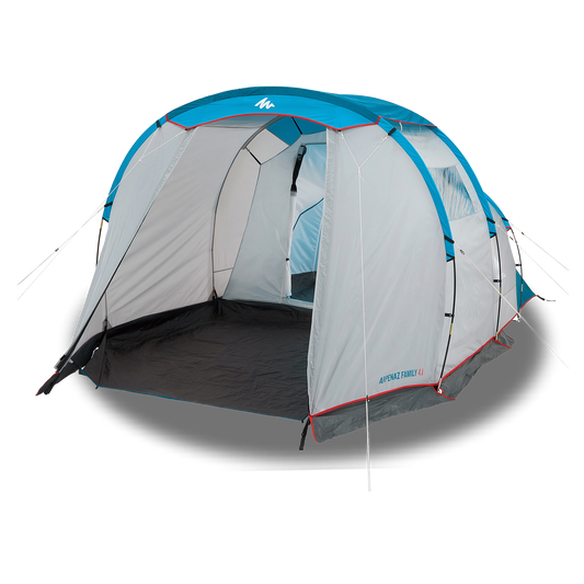 Quechua 4 Man Tent With Poles 
